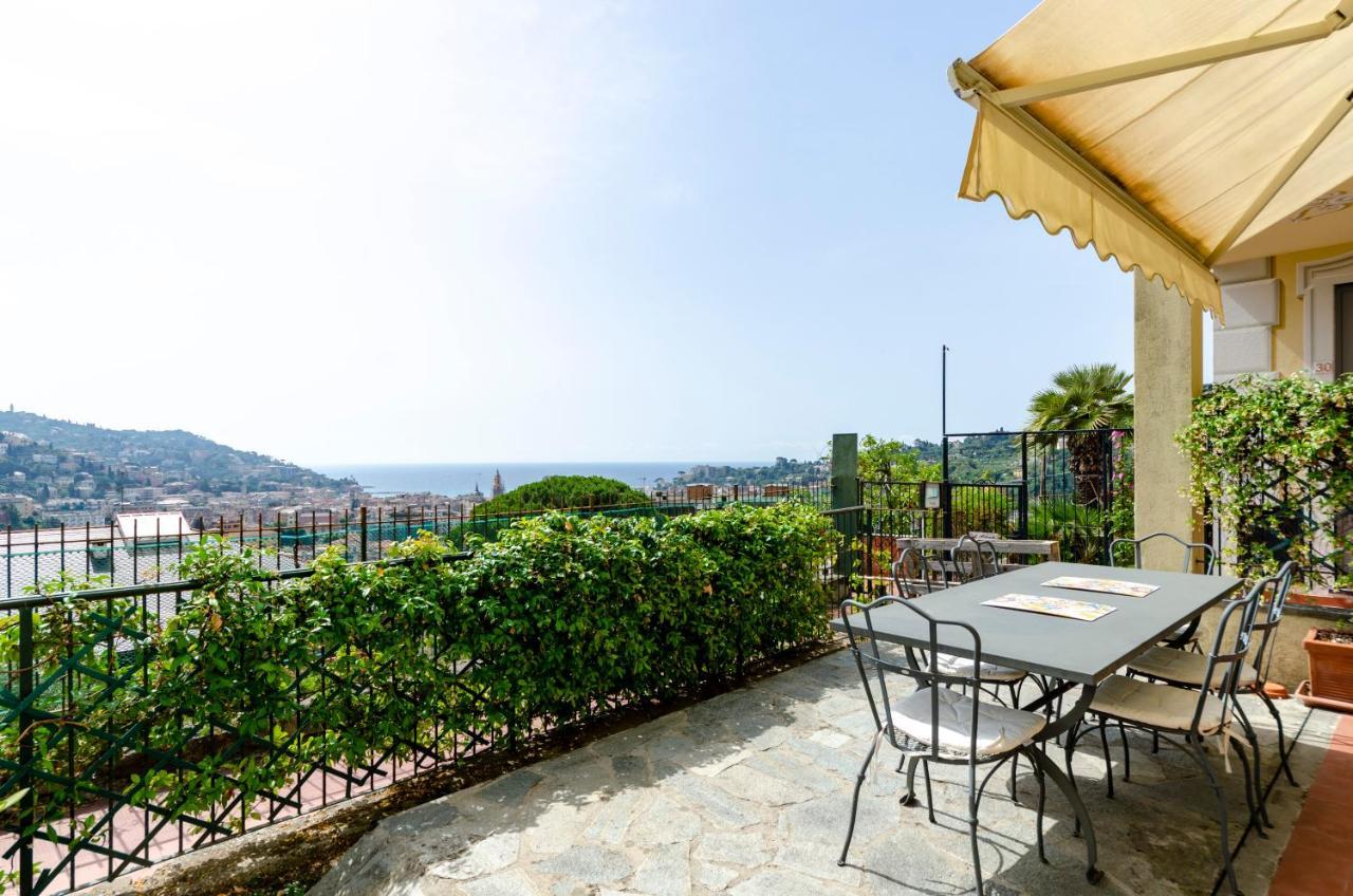 Joivy Inviting Flat With Garden And Sea View In Rapallo 라팔로 외부 사진