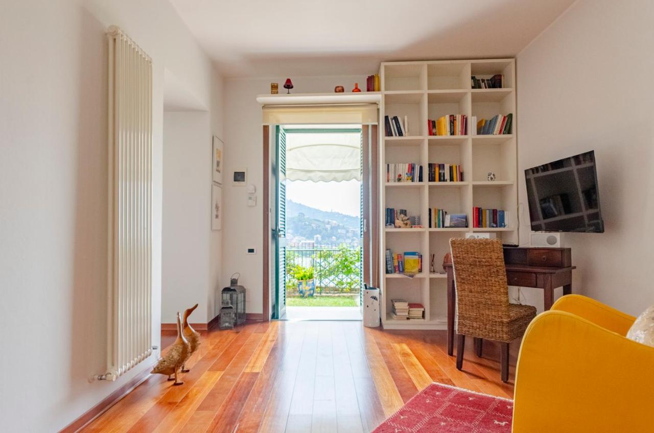 Joivy Inviting Flat With Garden And Sea View In Rapallo 라팔로 외부 사진
